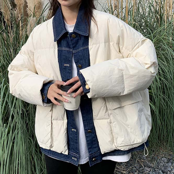 レイヤード風ジャケット