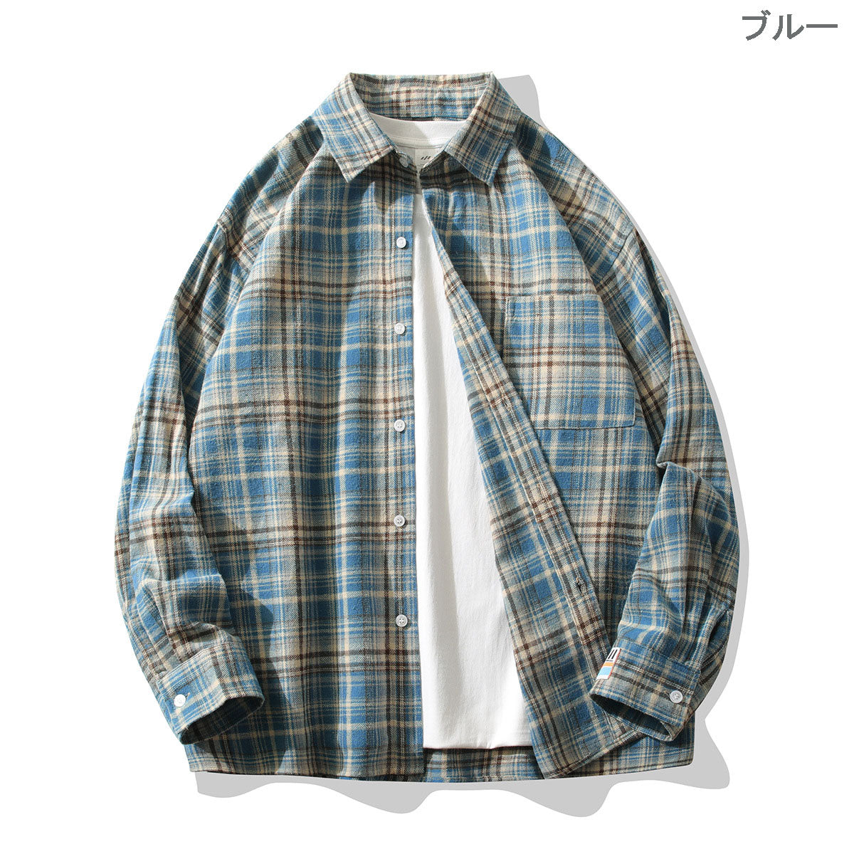 ストリート系長袖シャツ